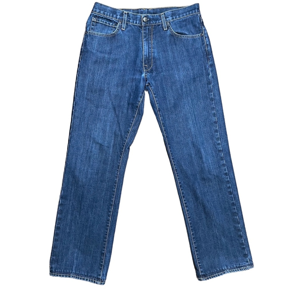 Agave Denim The Waterman Relaxed Fit Straight Cut Jeans in Blue Moon Wash Sz 32